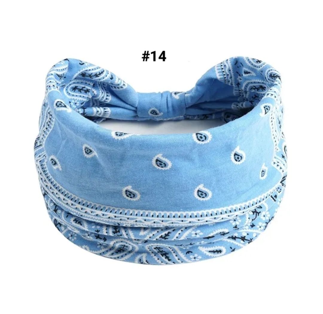 BOHO WIDE PRINTED HEADBAND
