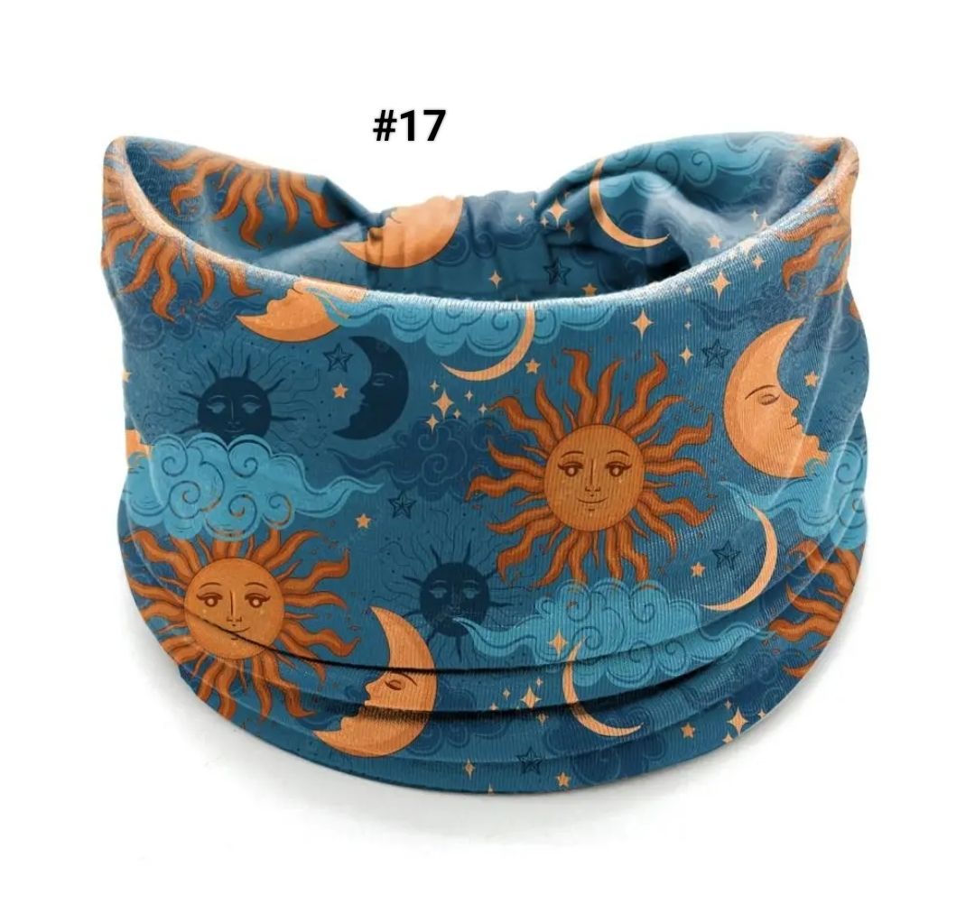 BOHO WIDE PRINTED HEADBAND