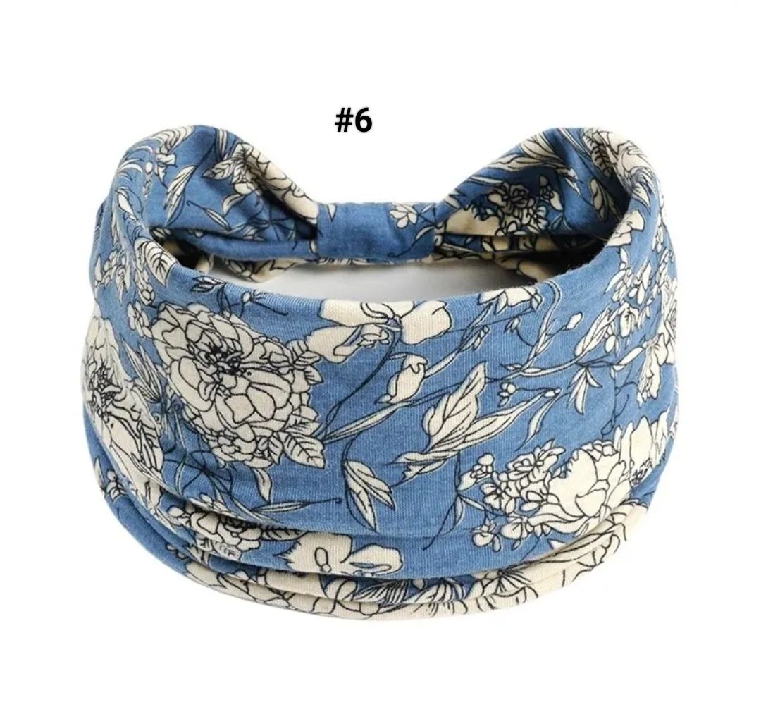 BOHO WIDE PRINTED HEADBAND