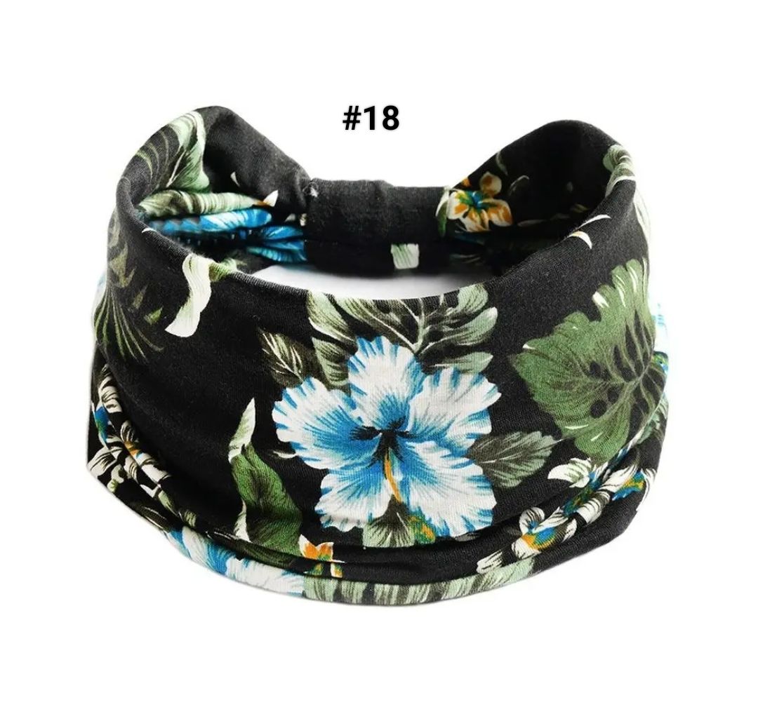 BOHO WIDE PRINTED HEADBAND