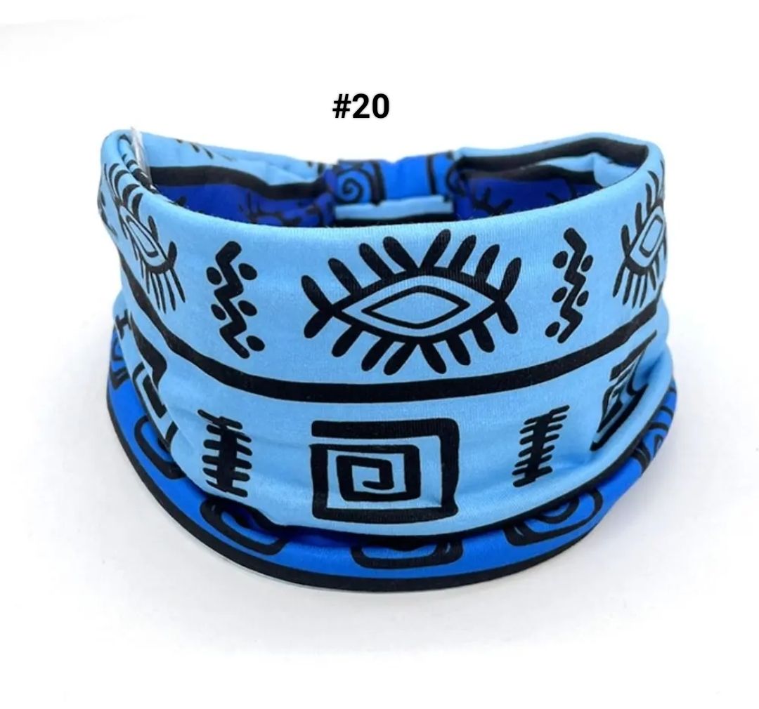 BOHO WIDE PRINTED HEADBAND