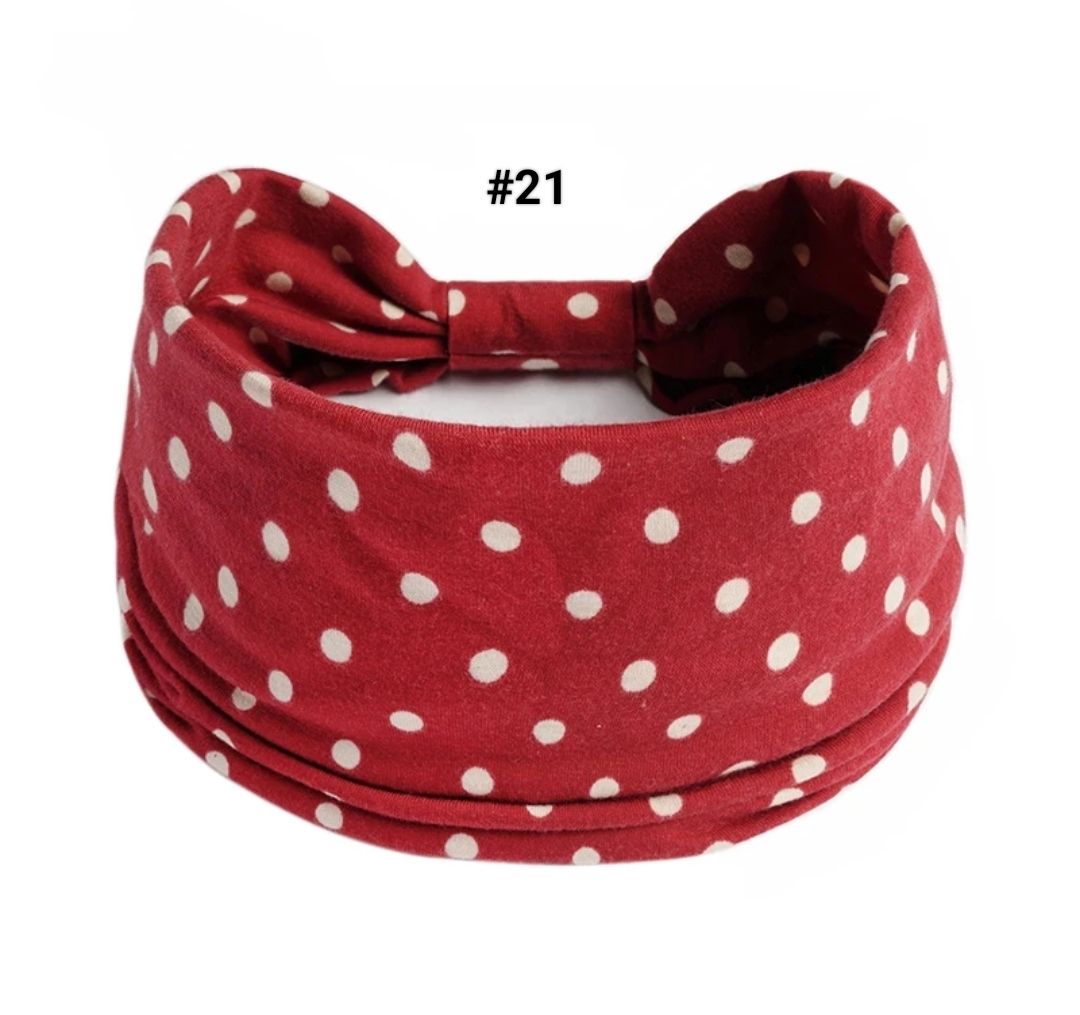 BOHO WIDE PRINTED HEADBAND