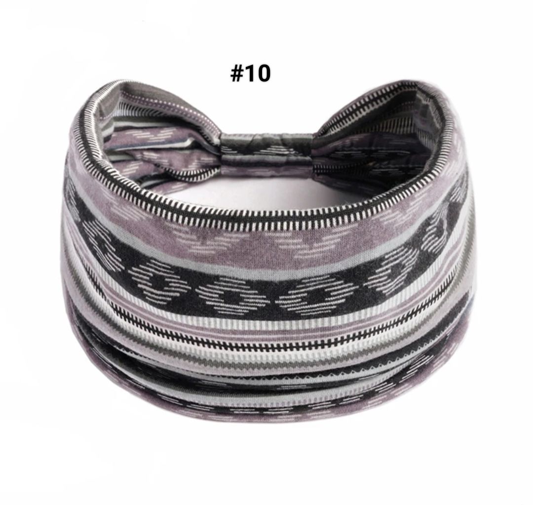 BOHO WIDE PRINTED HEADBAND
