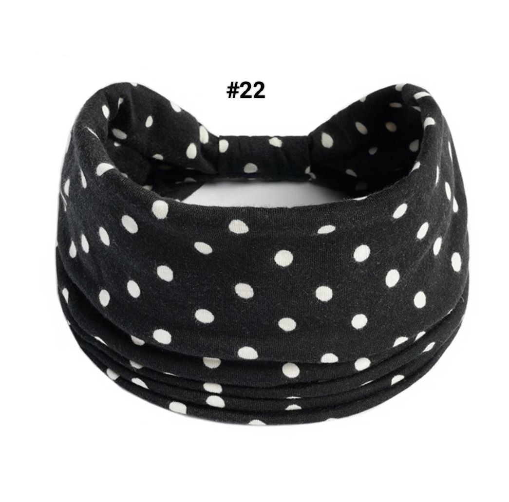 BOHO WIDE PRINTED HEADBAND