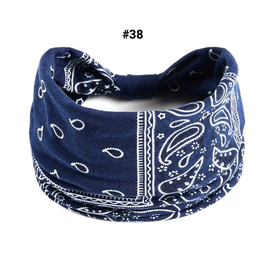 BOHO WIDE PRINTED HEADBAND