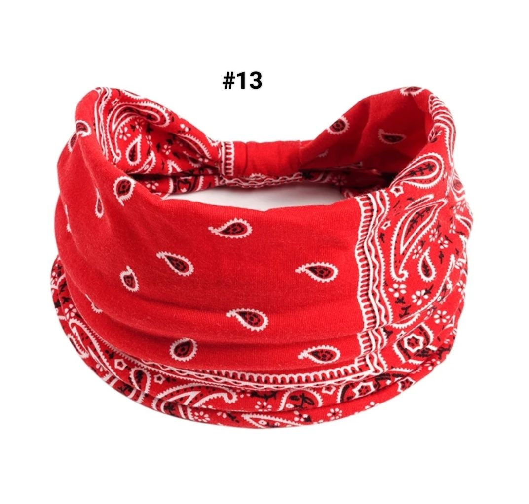 BOHO WIDE PRINTED HEADBAND