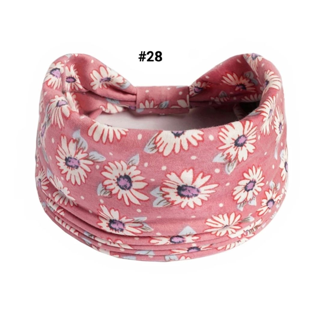 BOHO WIDE PRINTED HEADBAND