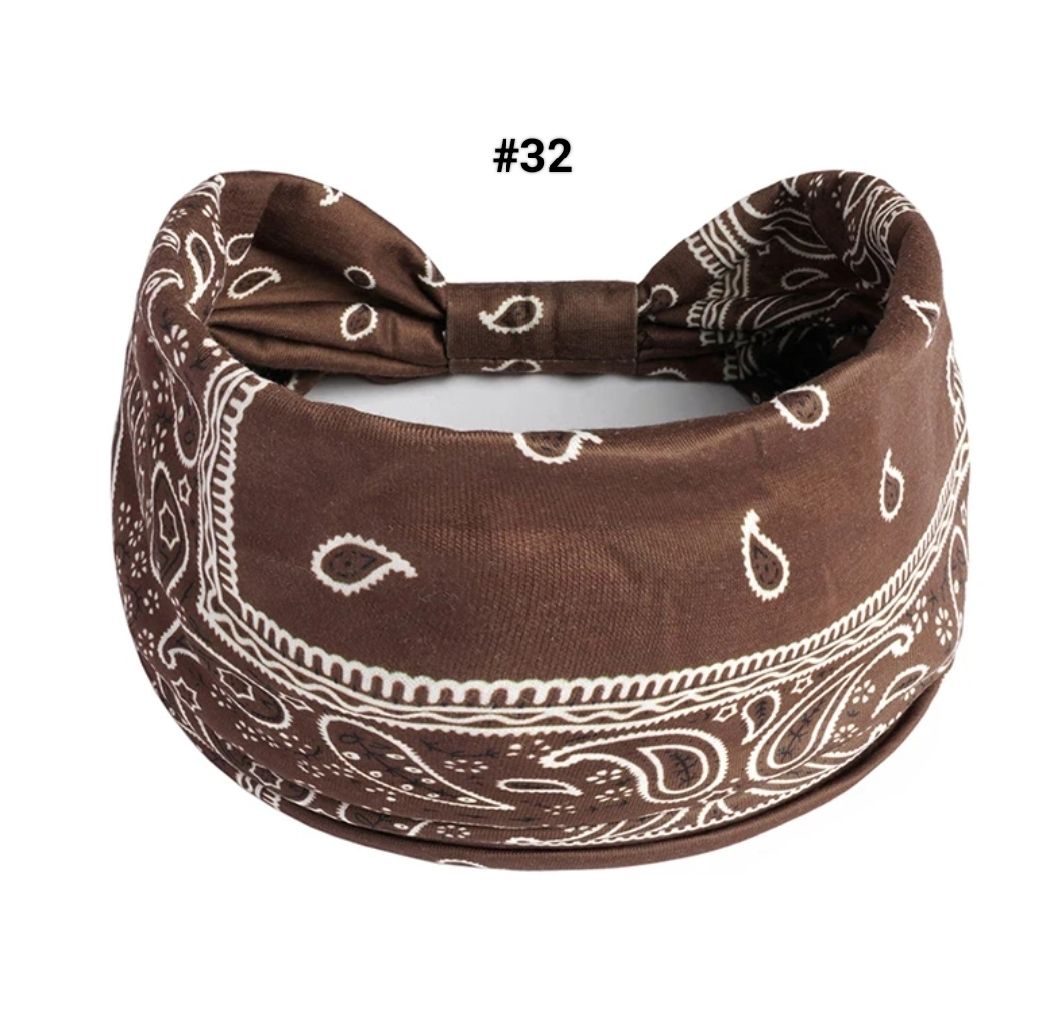 BOHO WIDE PRINTED HEADBAND