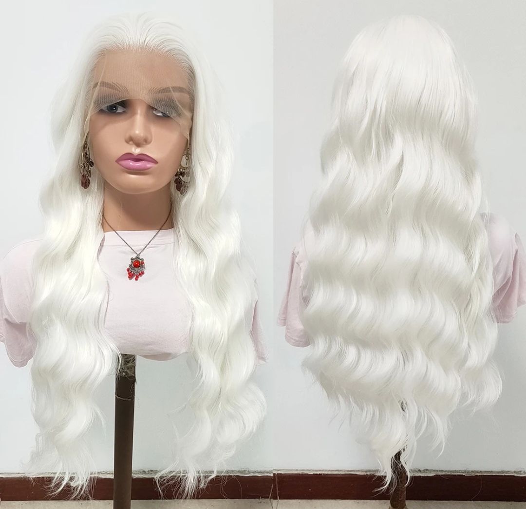 Delilah Wig | Snow White Free Part Lace Front 