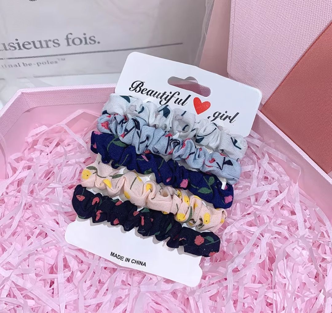 SATIN HAIR SCRUNCHIE BUNDLE PACK