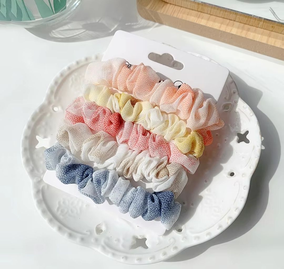 SATIN HAIR SCRUNCHIE BUNDLE PACK