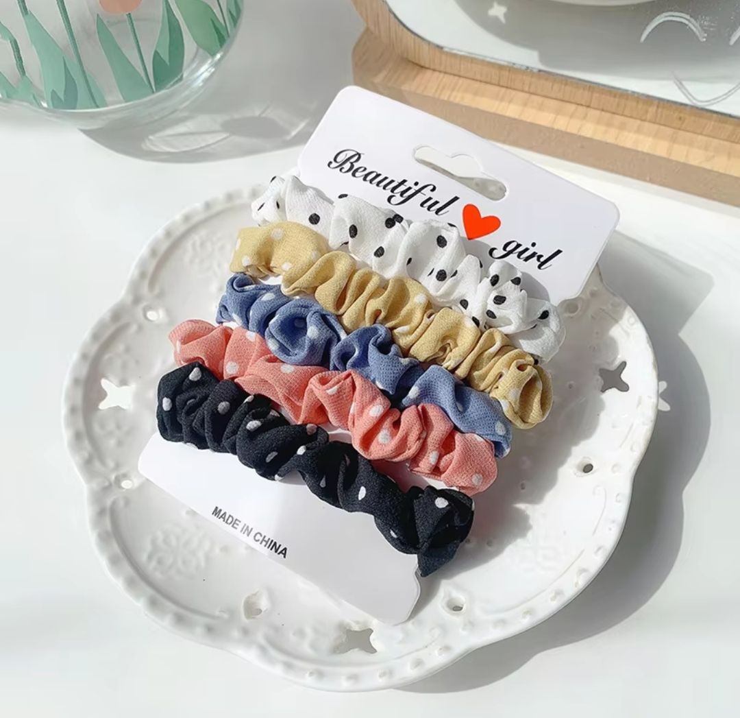SATIN HAIR SCRUNCHIE BUNDLE PACK