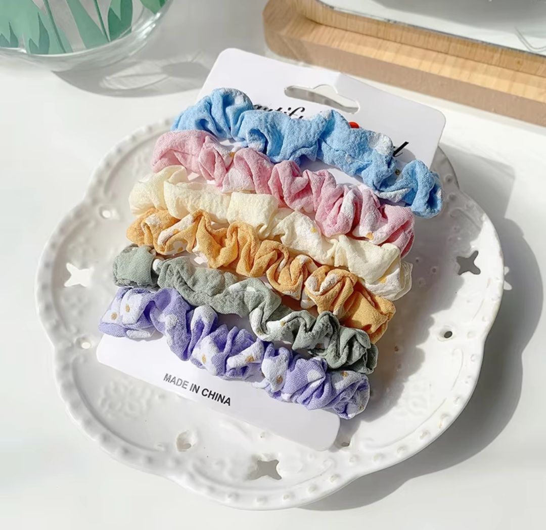SATIN HAIR SCRUNCHIE BUNDLE PACK