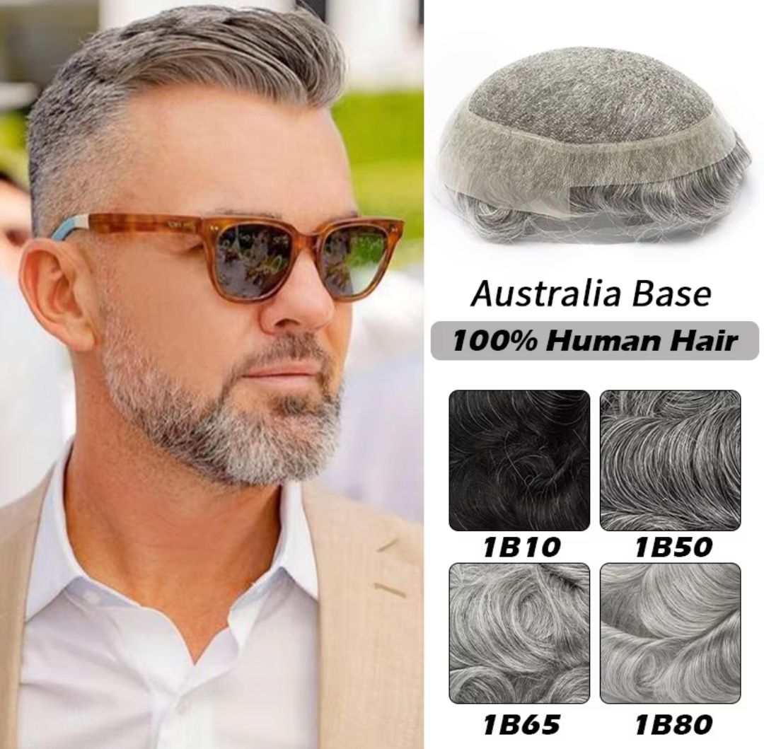 MICHAEL | MENS TOUPEE HAIR SYSTEM MONO LACE