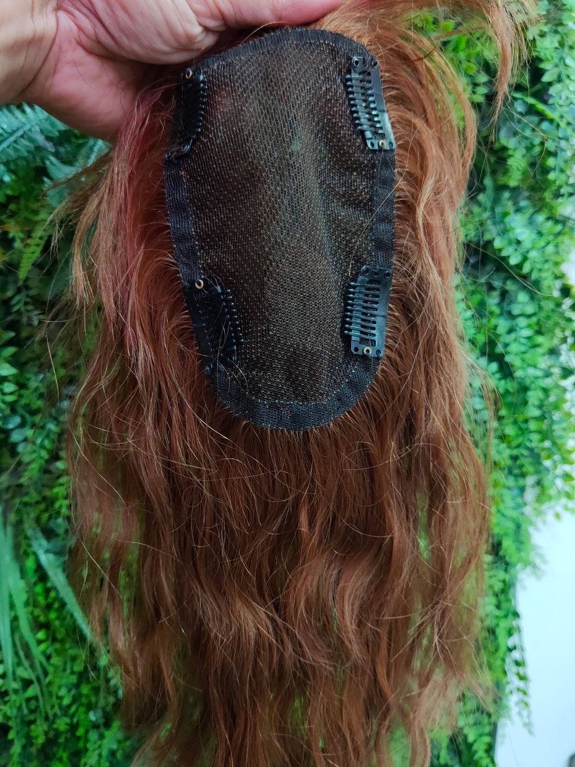 HUMAN HAIR TOPPER Fringe | Lace Base 13x9cm