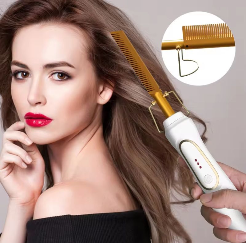 PROFESSIONAL HOT COMB HAIR STRAIGHTENER
