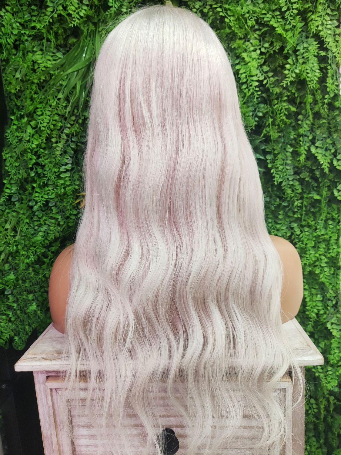 Jem Wig | White Blonde Human Hair
