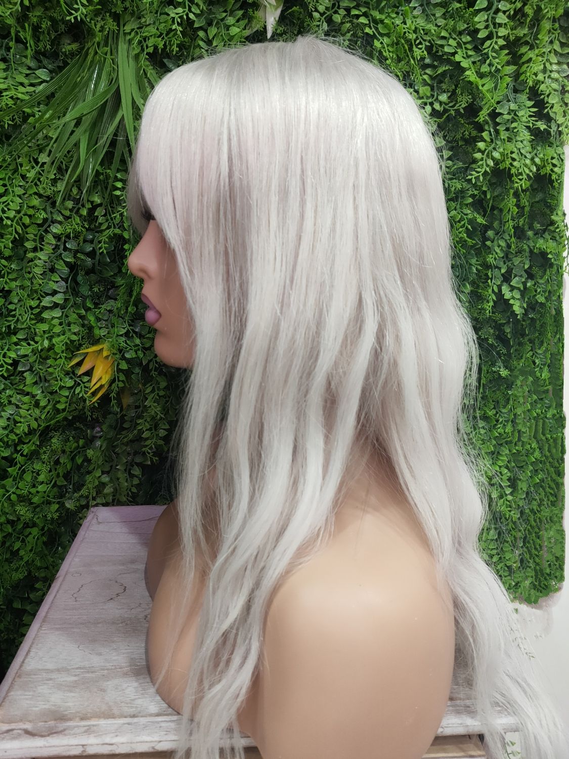 Jem Wig | White Blonde Human Hair