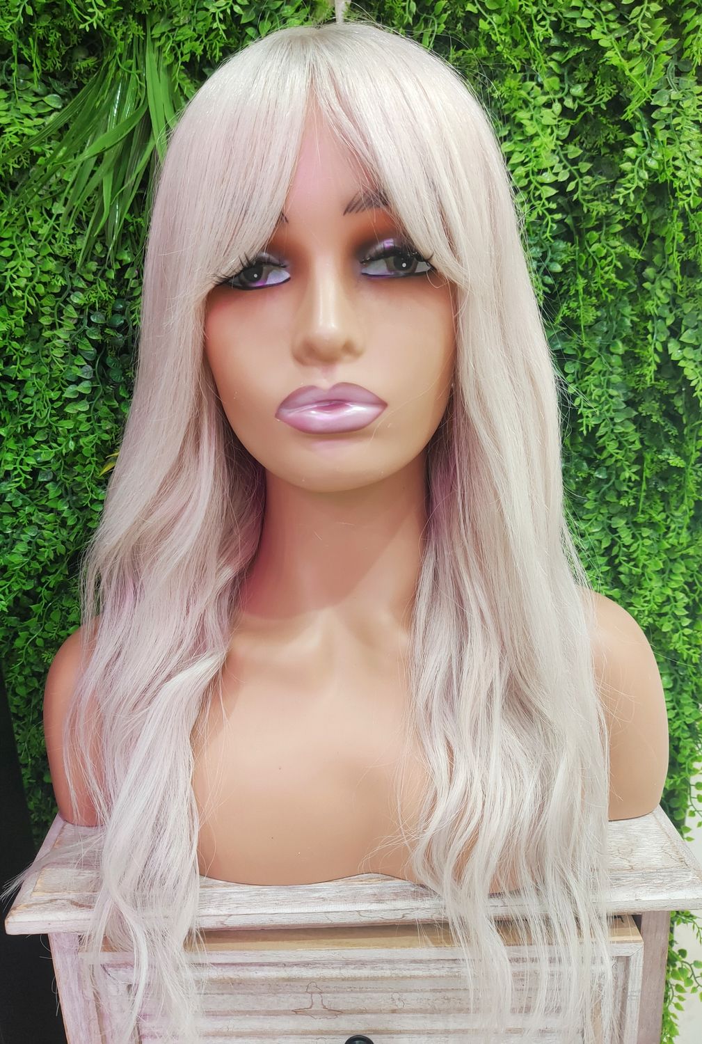 Jem Wig | White Blonde Human Hair
