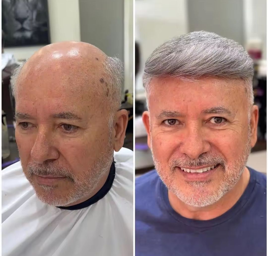 MICHAEL | MENS TOUPEE HAIR SYSTEM MONO LACE