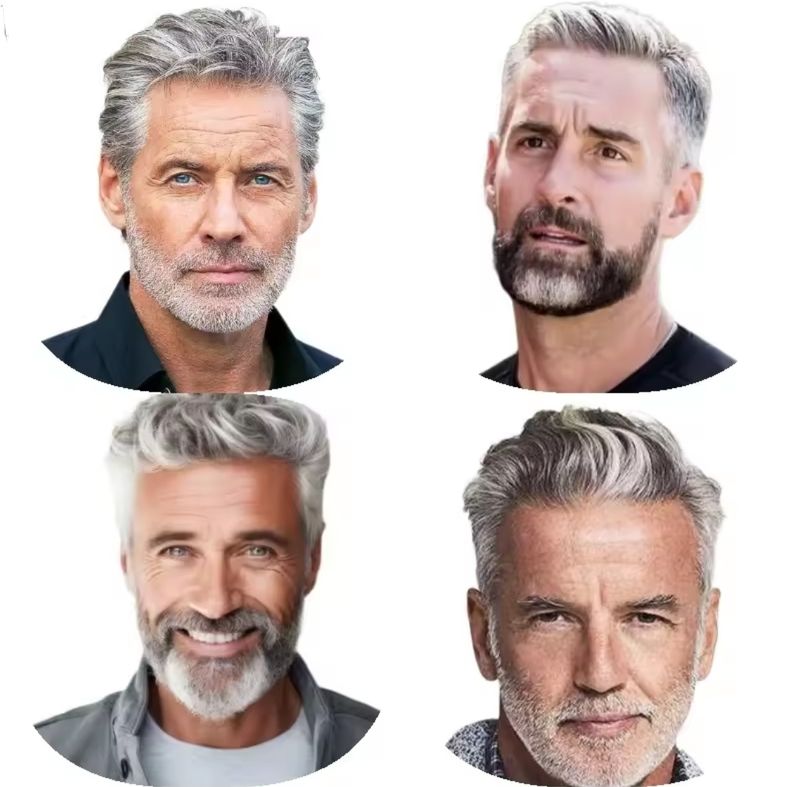 MICHAEL | MENS TOUPEE HAIR SYSTEM MONO LACE