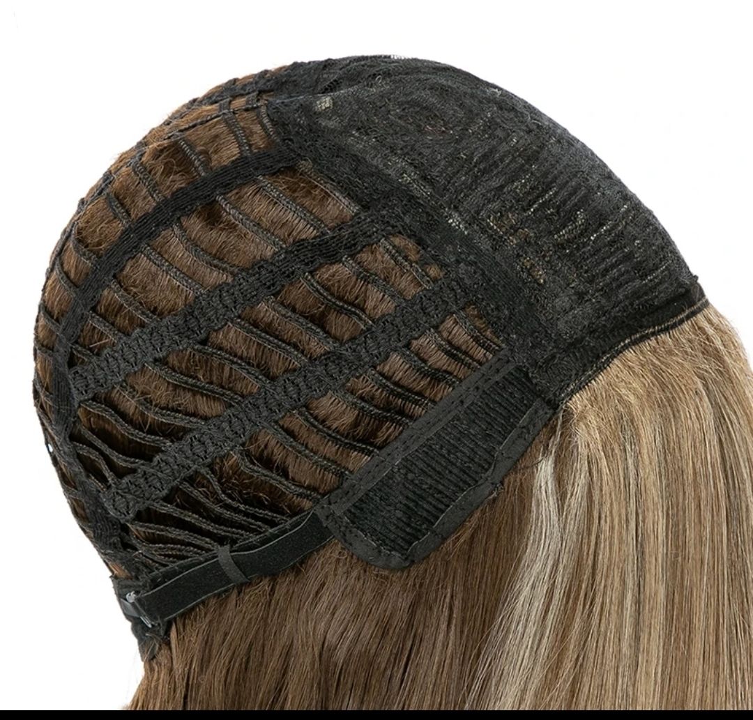 Adelina Wig | Brown with Blonde Highlights