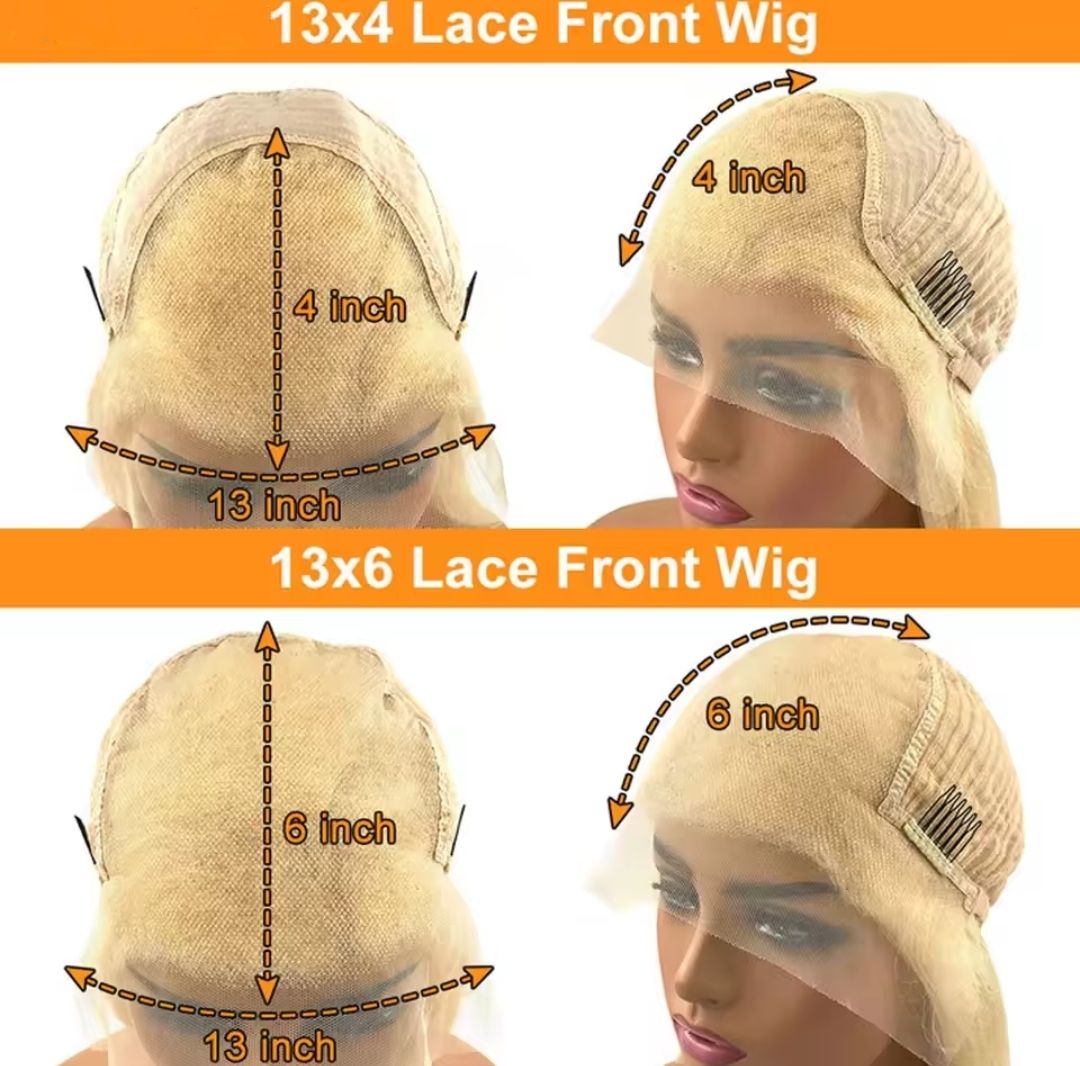 Ashley Wig | Creamy Blonde Ombre Human Hair Lace Front