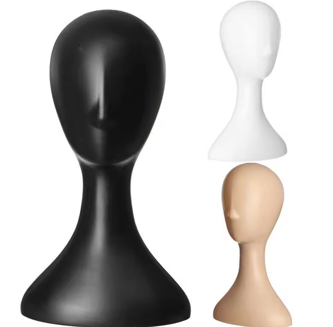 PLASTIC MANNEQUIN WIG STAND