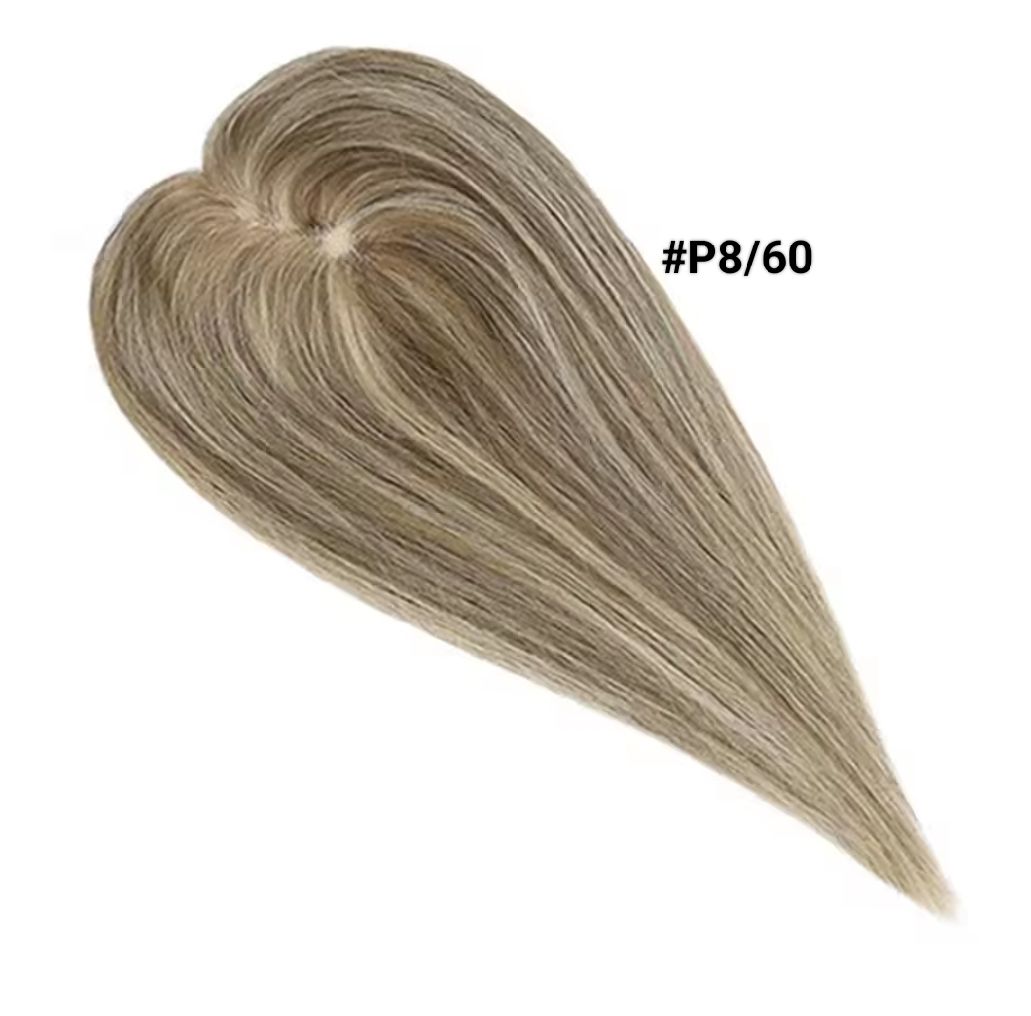 HUMAN HAIR TOPPER Mono Base 6x12cm | 8x13cm