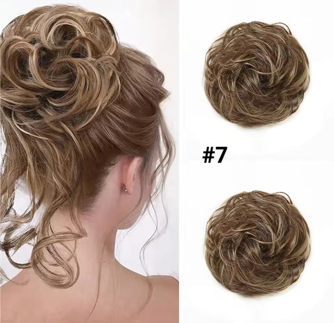 SCRUNCHIE HUMAN HAIR BUN