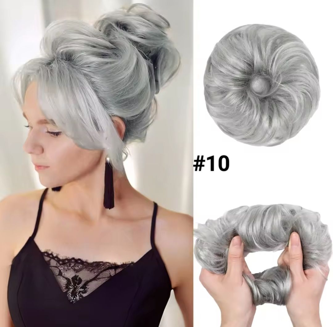 SCRUNCHIE HUMAN HAIR BUN