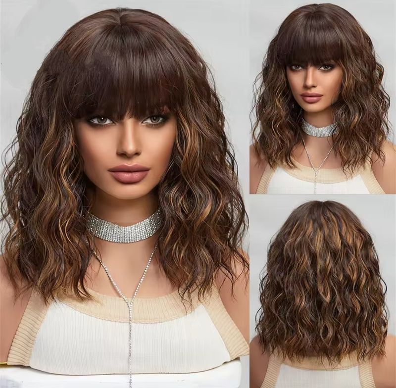 Gem Wig | Dark Brown with Highlights