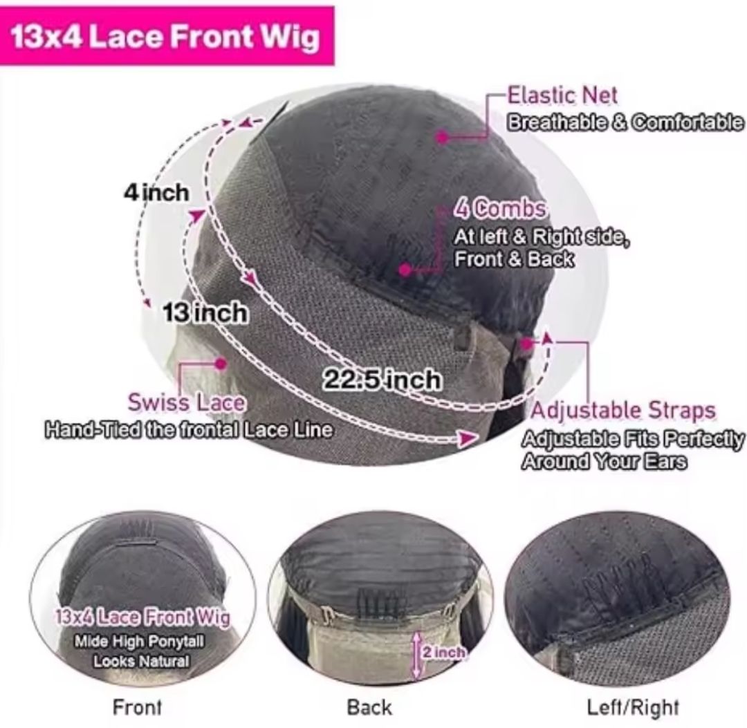 Simone Wig | Burgundy Human Hair Lace Front