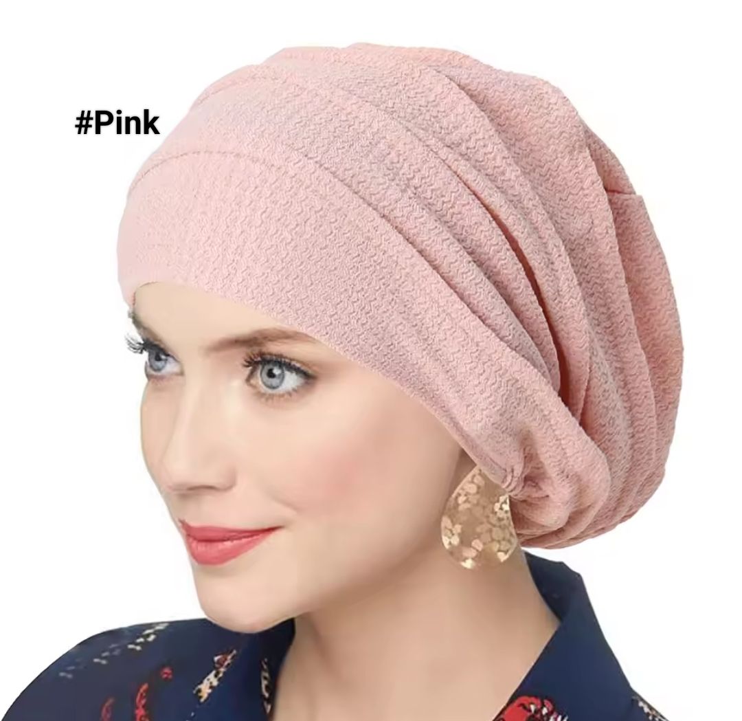 RUFFLED TURBAN