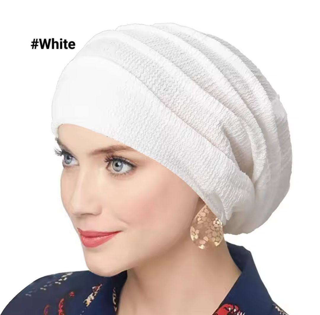 RUFFLED TURBAN