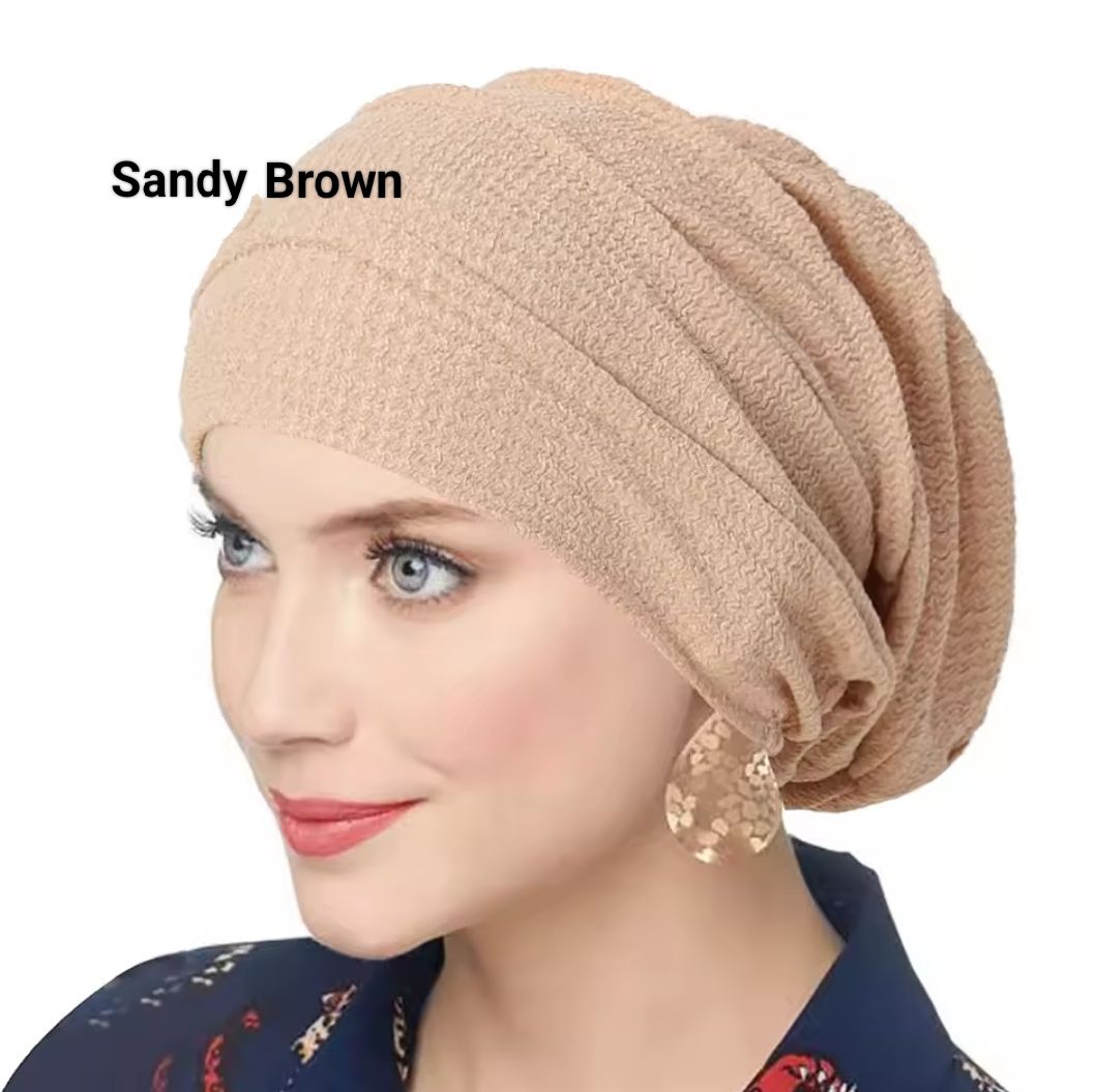 RUFFLED TURBAN