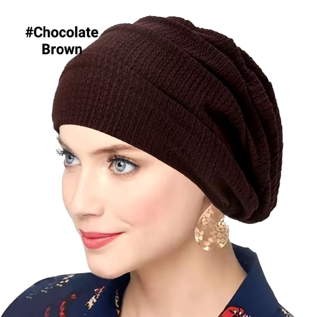 RUFFLED TURBAN