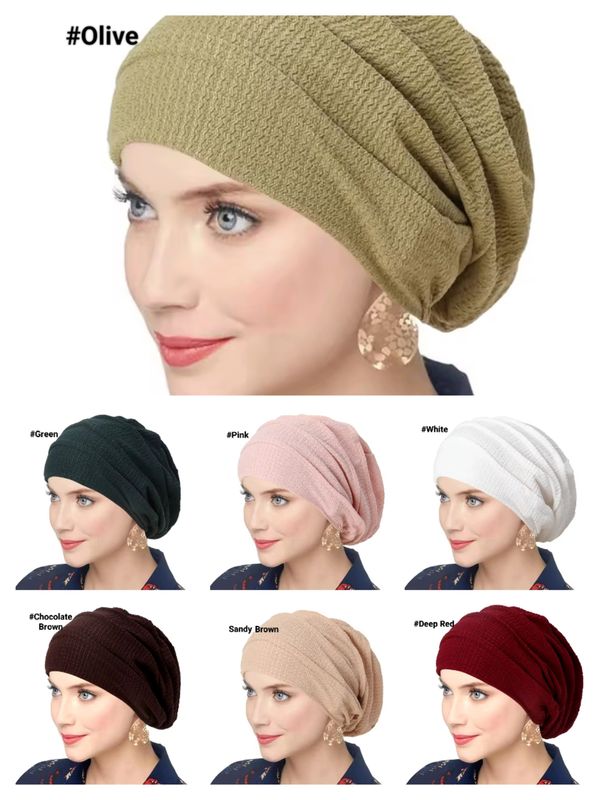 RUFFLED TURBAN