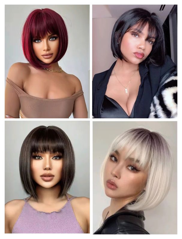 Suzy Wigs | Short Fringed Bobs