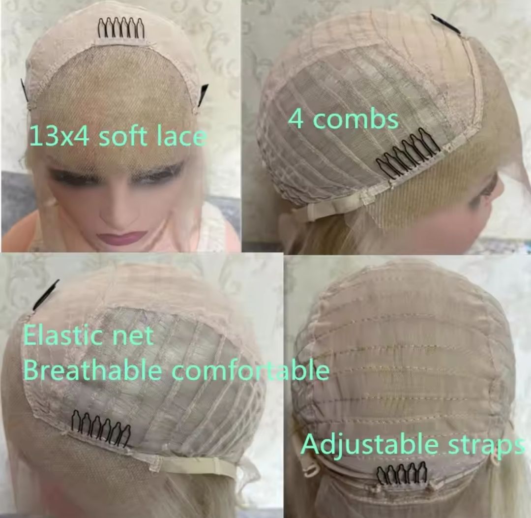 Dorothy Wig | Light Blonde Human Hair Blend Lace Front