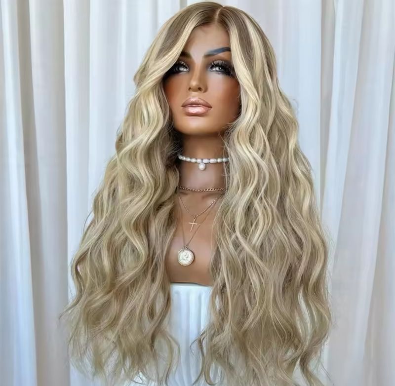 Kiki Wig | Butter Blonde Human Hair Blend Lace Front 