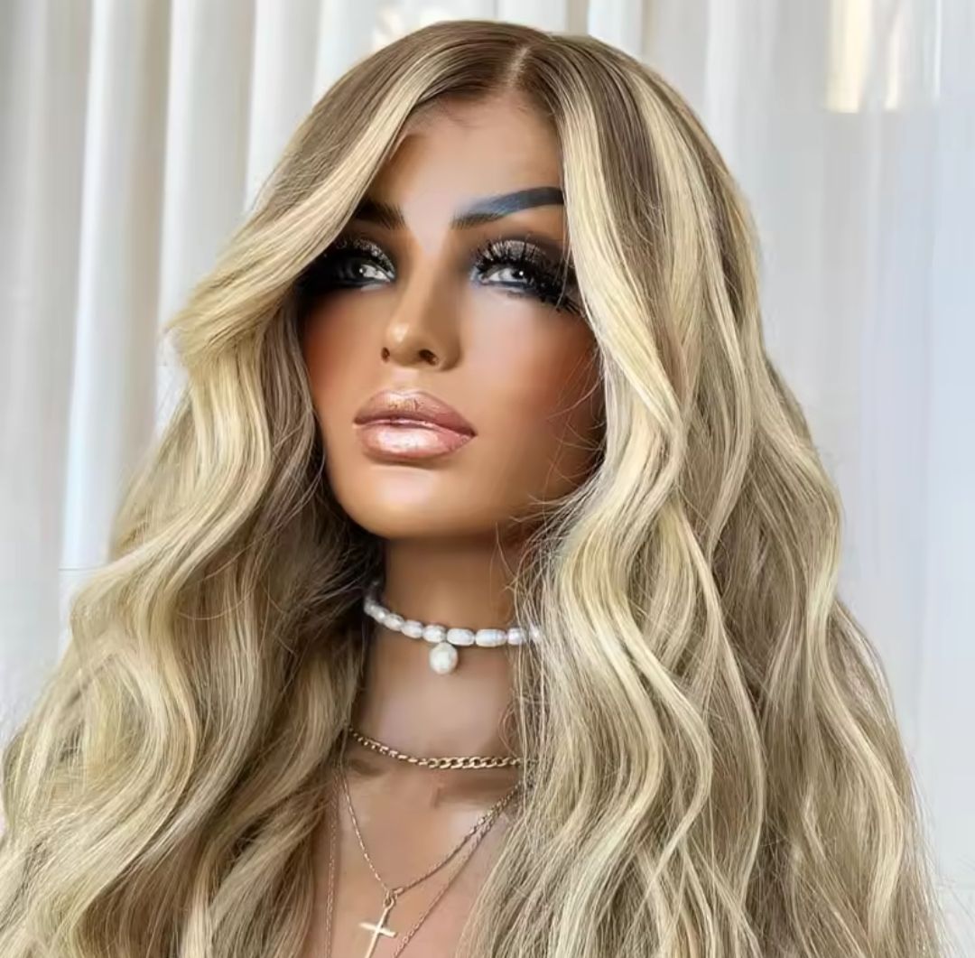 Kiki Wig | Butter Blonde Human Hair Blend Lace Front 