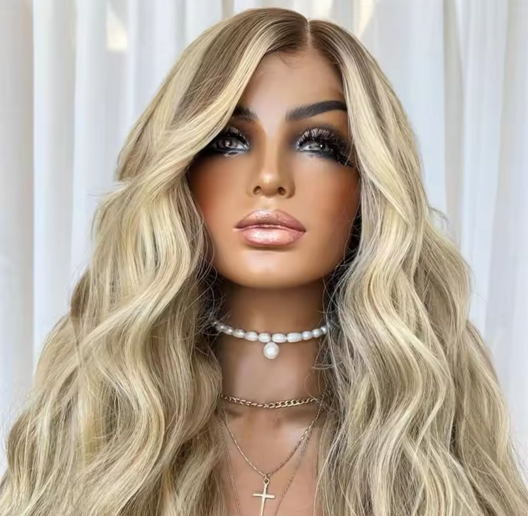 Kiki Wig | Butter Blonde Human Hair Blend Lace Front 