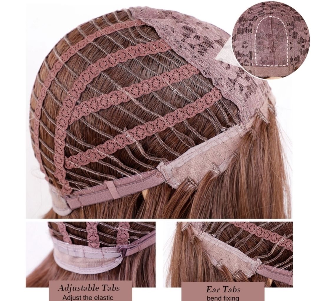 Moe Wig | Light Brown 50% Human Hair Blend