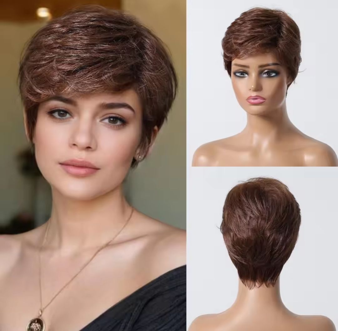 Shona Wig | Auburn 50% Human Hair Blend