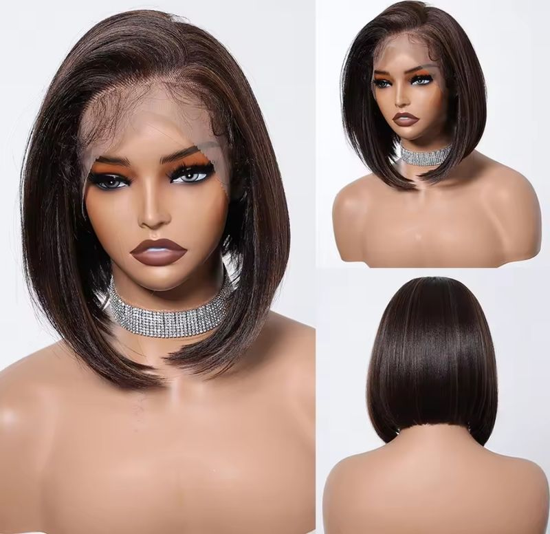Madi Wig | Brown with Highlights Hair Blend