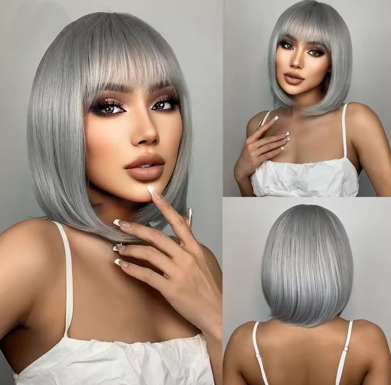 Silvie Wig | Silver Grey