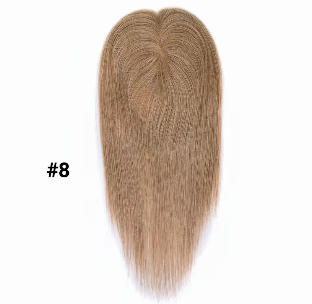 HUMAN HAIR TOPPER Fringe | Lace Base 9x10cm