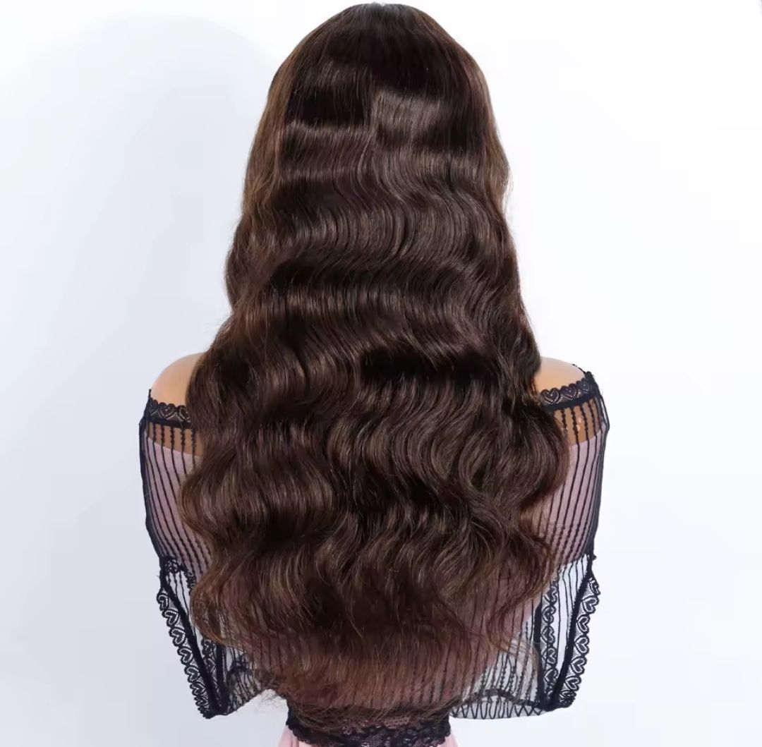 Nicky Wig | Medium Brown Human Hair Lace Front