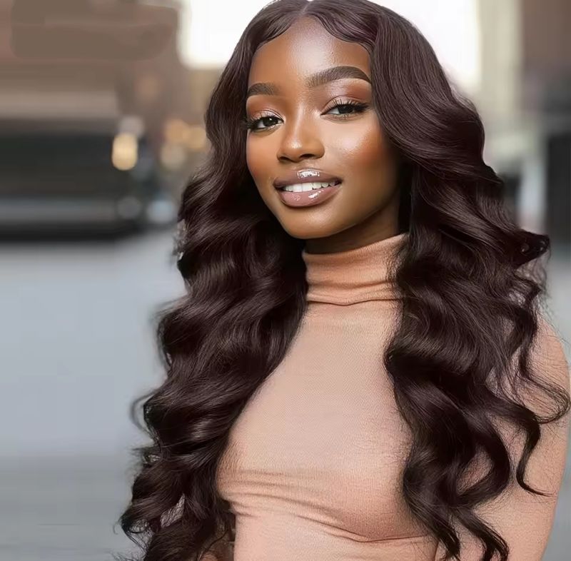 Nicky Wig | Medium Brown Human Hair Lace Front